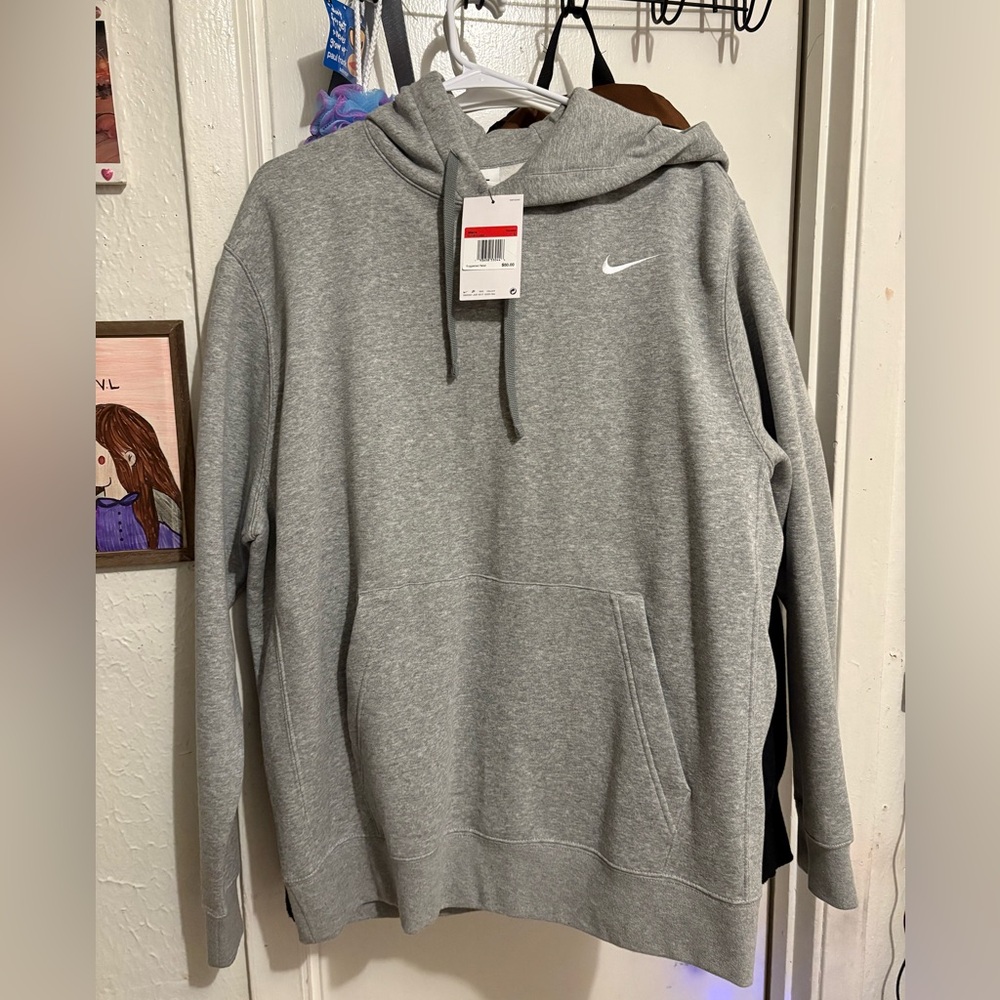 Nike- Mens gray sweater L